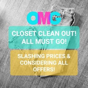 CLOSET CLEAN OUT!